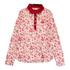 サイズ：M CALLAWAY キャロウェイ  長袖ポロシャツ  レッド系 [240101275734]# ゴルフウェア レディース ストスト