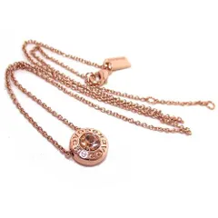 【新品 未使用】コーチ ネックレス COACH アウトレット オープンサークル ストーン スタンド ネックレス ローズゴールド  F54514 RGD