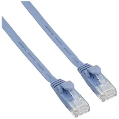 エレコム LANケーブル CAT6 7m 爪折れ防止コネクタ スーパーフラット ブルー LD-GF2/BU7