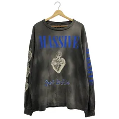 SAINT Mxxxxxx (セントマイケル) ★★ ⑤ SM-A23-0000-011 L/S TEE / MASSIVE メンズ グレー XL