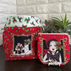 ロラライハリス  テッシュケースと内ポケット巾着袋①