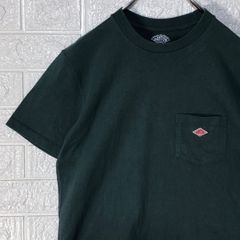 ダントン　グリーン　ポケット　半袖Tシャツ