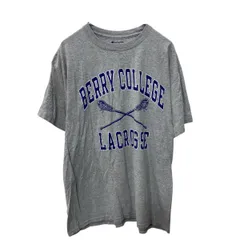 Champion 半袖 プリントTシャツ L グレー チャンピオン ラクロス 古着卸 アメリカ仕入 a704-5668