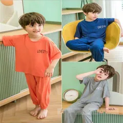 パジャマ キッズ 子供用 パジャマ 半袖 かぶりタイプ#miyat9320