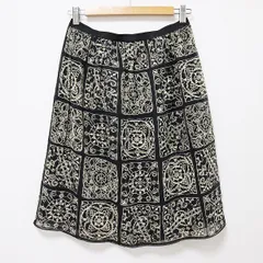 コージワタナベ スティル KOJI WATANABE STYLE シルク スカート 総柄 a943609nのサムネイル