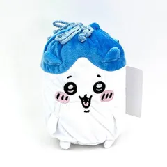 【新品・5営業日で発送】丸眞 ちいかわ ふわふわハチワレ マスコット巾着付きブランケット (0775038400)【入数:3】