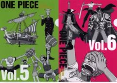 [중고] 클리어 파일 vol.5 & 6 히스토리 클리어 파일 세트 (2 장 세트) [이치 반 쿠지 원피스 vol.100 Anniversary] N 상