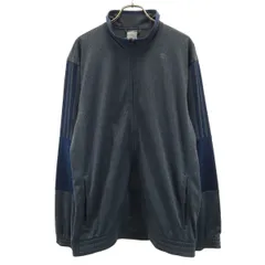 adidas アディダス トラックジャケット L チャコールグレー ジャージ メンズ 古着