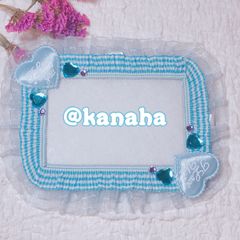 青色 水色 ブルー 担当 チェキケース トレカケース