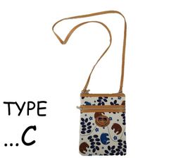 アジアン柄ポシェット☆C☆サコシュ☆Made in Thailand