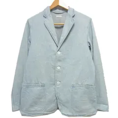 定価41,040円 COMOLI コモリ 15AW デニム テーラードジャケット メンズ 日本製 3Bジャケット 春物
