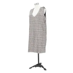 ☆ グレー ☆ XL ☆ ワンピース Vネック おしゃれ 秋 冬 yfop1215 ワンピース レディース ワンピ ジャンパースカート ジャンスカ オールインワン タンクワンピース 重ね着 着回し Vネック ノースリーブ カジュアル 秋 春 冬 おしゃれ