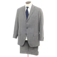 【中古】ベルベスト Belvest BEAMS F別注 ウール 3つボタンスーツ グレーxライトグレー【サイズ52 Drop7R】【メンズ】のサムネイル