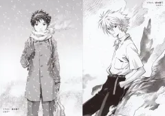 【中古】キャラカード 碇シンジ/渚カヲル ブロマイド2枚セット 「くじ引き堂 貞本義行 新世紀エヴァンゲリオン オンラインくじ」 D-4賞