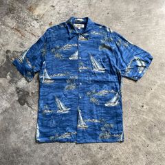 古着 CSMPIA　MODA キャンピアモダ 総柄シャツ アロハシャツ　オールド アメカジ メンズ レディース ビンテージ 商品番号043
