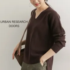 URBAN RESEARCH DOORS 畦Vネックニットプルオーバー