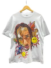 EVAE MOB(エバーモブ)  ×TYGA タイガ コラボ 半袖 プリント コットン Tシャツ 中国製 L ホワイト メンズ/025