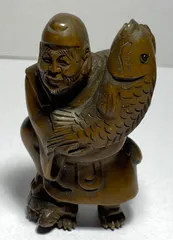 Amazon｜仏像 ミニ 布袋さんの置物 七福神置物 木彫りの布袋様