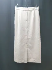 ◇ ◎ NATURALBEAUTYBASIC 綺麗め 大人 ロング丈 タイト スカート サイズXS ベージュ レディース E  【1309040080973】