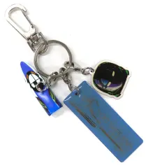 【中古】キーホルダー 新幹線 フィギュア付きキーホルダー 「山陽新幹線全線開業40周年記念 新幹線：エヴァンゲリオンプロジェクト」