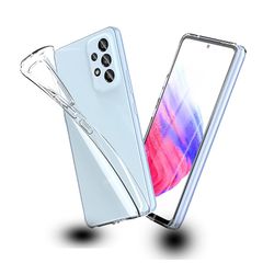 Galaxy A54 5G 用 ケース 薄型 軽量 衝撃吸収 黄ばみ無し ワイヤレス充電対応 ストラップホール付き SC-53D SCG12 適応用 透明 カバー