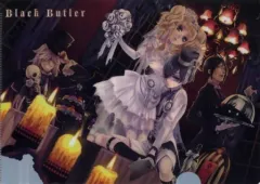 【中古】クリアファイル シエル＆エリザベス＆セバスチャン＆葬儀屋 A4クリアファイル(II) 「黒執事 Black Label POP UP STORE」