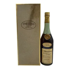 ヘネシー VSOP スリムボトル グリーンボトル 700ml【古酒、未開封】 Hennessy ZE723 古酒 VSOP ヘネシー スリムボトル ゴールド