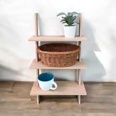 ラダーシェルフ 階段シェルフ ラダーラック 収納 壁がけ
