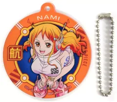 【中古】キーホルダー ナミ(等身) 麦わらストアコラボ アクリルチャーム 「一番くじ ワンピース 未来島エッグヘッド～きみへの想い～」 J賞