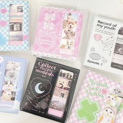 【新品】4カットブック 韓プリブック プリ帳 プリクラ帳 アルバム プリクラ 推し活 韓国っぽ 収納 カード シール 韓国 K-POP グッズ チェキ はがき ポストカード コレクション 人生4カット/CP