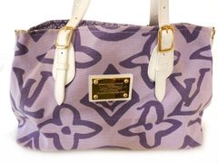 ヴィトン ■ モノグラム タイシエンヌPM トートバッグ M95680 CA1078　パープル リラ キャンバス レザー レディース Louis Vuitton □7D