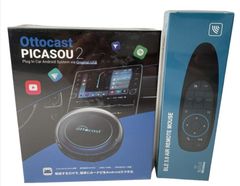 ottocast オットキャスト PCS40 PICASOU2 CarPlay AI Box 4G-LTE HDMI出力 ワイヤレス Android Auto 画面二分割表示  国内正規品 最新モデル リモコン付き