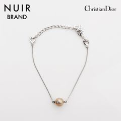 Christian Dior クリスチャンディオール ブレスレット CD ロゴ パール