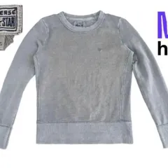 雰囲気系古着コンバースCONVERSEスウェットトレーナー　Mグレー h141