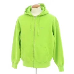 【中古】シュプリーム Supreme 2024年春夏 Overdyed Small Box Zip Up Hooded Sweatshirt コットンポリエステル パーカー ライム【サイズM】【メンズ】
