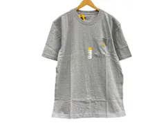 Carhartt (カーハート) Loose Fit Heavyweight S/S POCKET T-SHIRT ポケットTシャツ K87-M 半袖 カットソー コットン ポリエステル M ヘザーグレー メンズ/009