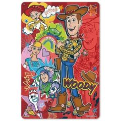 【854】新品 レトロ ブリキ看板 ★ TOY STORY ★ トイストーリー ウッディ ジェシー ボーピープ バズライトイヤー エイリアン フォーキー ディズニー Disney アメリカン雑貨 ガレージ フェンス ヴィンテージ