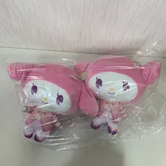 新品 Yes！プリキュアGoGo！×サンリオキャラクターズ めちゃもふぐっとぬいぐるみ ～マイメロディ～ 2点セット プライズ バンプレスト バンダイナムコ (ME32-2204）