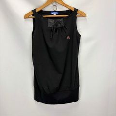 Burberry BLUE LABEL ノースリーブ タンクトップ サイズ38 日本製 FA573-193 07080602 02