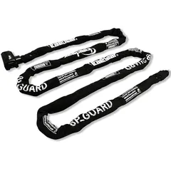 Kaedear(カエディア) バイクロック チェーンロック 鍵 防犯 盗難防止 ロック スクエアチェーン 長さ1000mm 径8mm 高耐久 SP シリンダー 引っ張り強度2T 対向ボール キーシャッター 鍵 複製サービス 防犯レベル5 KDR-LK3-3 1