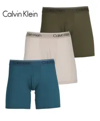 カルバンクライン ボクサーパンツ メンズ セット 3枚 前閉じ 下着 Calvin Klein ck ロング s m l xl レギオンブルーセット 正規品 新品 男性 510365 