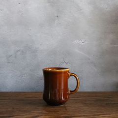 Tuxton Dark Caramel ダイナーマグ 260ml 1個  | Diner Mug タクストン マグカップ 磁器 アメリカ ダイナー 業務用