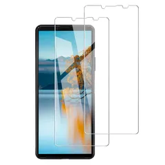 【迅速発送】DXFAU Xperia 10 III/Xperia 10 III Lite 用 ガラスフィルム 【2枚入り】 高透過率 SOG04 SO-52B フィルム エクスペリア 10iii 強化ガラス 液晶保護フィルム 硬度9H 気泡ゼロ 干渉しない 指