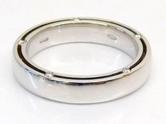 美品 ダミアーニ DAMIANI 750WG ホワイトゴールド 12.5号 ダイヤモンド ■ Dサイド D.SIDE リング 指輪 □ 7E7F