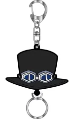 【中古】キーホルダー サボ 帽子型ラバーリールキーホルダー 「ワンピース」