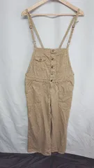 ◇ Θ LARU サロペット サイズM ベージュ レディース E  【1410100011476】