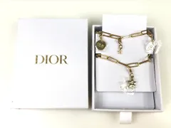 美品　クリスチャン・ディオール　Christian　Dior　ロゴ　スター　携帯ストラップ　チャーム　ゴールドカラー　送料無料
