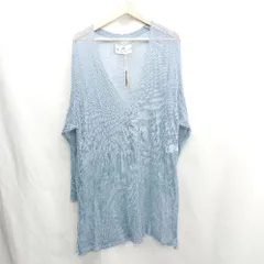 ◇ ⊂ ◎ ●未使用● Φ PUAL CE CIN ピュアルセシン 長袖 カットソー サイズ表記なし ブルー系 レディース E  【1412260047852】