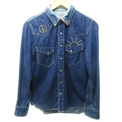 美品T.M.T デニム長袖シャツ TMT（ティーエムティー）の「HQ DENIM SHIRTS(VINTAGE FINISHED