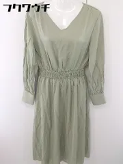 ◇ N. Natural Beauty Basic 長袖 ロング ワンピース サイズM グリーン レディース  【中古】 【1111150002451】